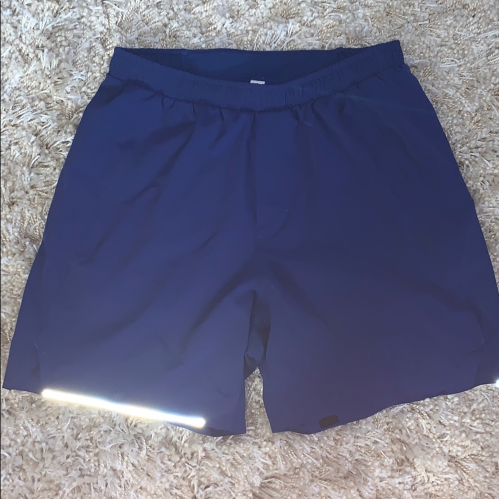 Blue lululemon shorts